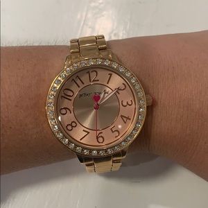Betsey Johnson Rose Gold Watch
